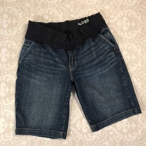 GAP Maternity 'Under the Bump' Bermuda Shorts Sz10